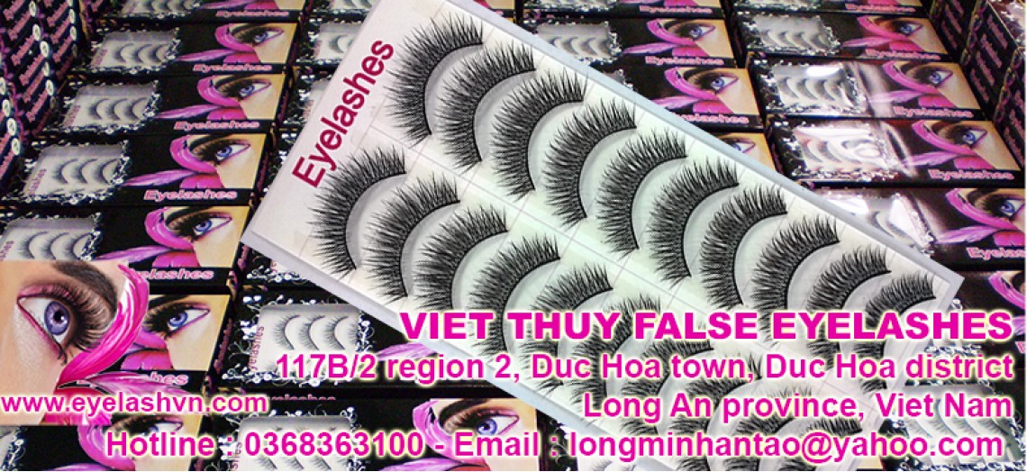 Lông mi nhân tạo Việt Thủy mẫu 25 hộp 10 cặp